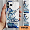 Joycorners Fishing Phone Case Splash Art Fishing Phone Case Custom Name (8 Fish Species)