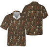 Joycorners Personalized Mechanic Shirt, Skulls and Gears Pattern, All Over Printed, Gift For Men PT2609