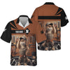 Joycorners Custom Name Funny Mechanic Cat Wearing Uniform Shirt All Over Printed Mechanic T Shirt PT2609