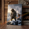 Joycorners Mountain Climber Bear Adventure Eagle Canvas
