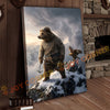 Joycorners Mountain Climber Bear Adventure Eagle Canvas