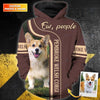 Joycorners Corgi Pembroke Welsh Corgi-Ew, people 3D Custom Name And Dog Full Print Shirts