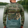 Joycorners On Weekends I Hook Up With Big Girls Camo Bass Fishing Shirt, Funny Fishing Shirt, Fishing Shirts For Men