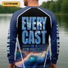 Joycorners Every Cast Is A New Possibility Mens Fishing Shirts Long Sleeve, SPF Shirt For Men, Fishing Shirts For Men