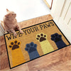 Joycorners Funny Dog Doormat, Wipe Your Paws, Dog Doormat For Home Decor Housewarming Gift, Welcome Mat Gift For Dog Lovers LM0210