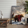 Joycorners Alpine Explorer Bear Snow Mountain Canvas