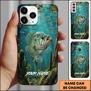 Joycorners Underwater Crappie Personalized Phone Case