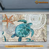 Joycorners Turtle Doormat, Turtle In The Mystery Sea Map Gift For Turtle Lovers, New Home Gift, Housewarming Gift, Turtle Decor LM0210