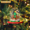 Joycorners Cattle Lovers Family Christmas Tree Ornament Custom Shape Acrylic Ornament (7 Breed Options)