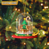 Joycorners Cattle Lovers Family Christmas Tree Ornament Custom Shape Acrylic Ornament (7 Breed Options)