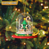 Joycorners Cattle Lovers Family Christmas Tree Ornament Custom Shape Acrylic Ornament (7 Breed Options)