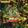 Joycorners Cattle Lovers Family Christmas Tree Ornament Custom Shape Acrylic Ornament (7 Breed Options)