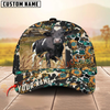 Joycorners Sunflower Western Cowhide Personalized Name 3D Hat