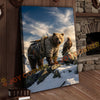 Joycorners Epic Mountain Bear Explorer Wilderness Canvas