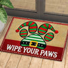 Joycorners Christmas Dog Paws Doormat, Wipe Your Paws Doormat For Home Decor Housewarming Gift, Welcome Mat Gift For Dog Lovers LM0210