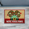 Joycorners Christmas Dog Paws Doormat, Wipe Your Paws Doormat For Home Decor Housewarming Gift, Welcome Mat Gift For Dog Lovers LM0210