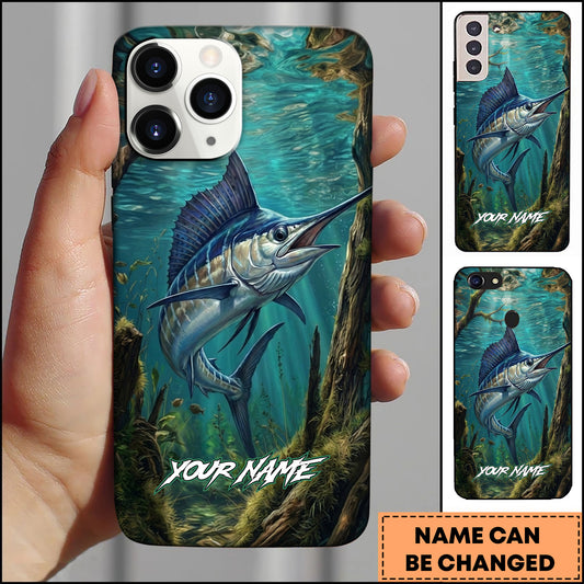 Joycorners Underwater Marlin Personalized Phone Case