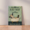 Joycorners Black Baldy Shower Portrait Canvas