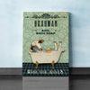 Joycorners Brahman Shower Portrait Canvas