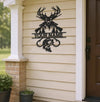 Maxcorners Personalized Deer Hunting and Fishing Metal Sign WITH LED/WITHOUT LED – Rustic Cabin Wall Decor, Gift for Hunters and Anglers MT0110