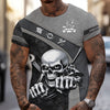 Joycorners Personalized Skull Mechanic Shirt, Custom Name Mechanic Shirt, Unique Gift for Mechanics, Cool Mechanic Apparel PT2609