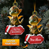 Joyccorners Christmas Gift, Custom Ornament, Custom Name Dragon Ornament 2D Flat LM2111