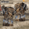 Joycorners Custom Name Hunting Deer Autunm Style Shirt 3D All Over Printed Clothes