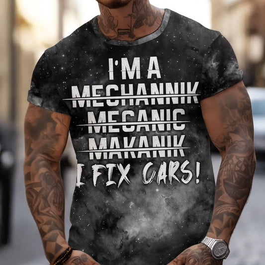 Joycorners Vintage Mechanic Shirt I'm A Mechanic I Fix Cars T Shirt PT2609