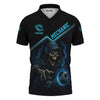 Joycorners Personalized T-Shirt I Am A Grumpy Old Mechanic Blue Flame Grim Reaper Design Shirt For Mechanics PT2609
