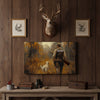 Joycorner Hunter and Dog Autumn Forest Walking Personalized Canvas