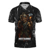 Joycorners Mechanic Shirt Soldier Skull Holding Giant Engine Piston Design T Shirt All Over Printed PT2609