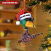 Joycorners Personalized Funny Duck Hunting Acrylic Christmas Ornament – Custom Gift for Hunters & Outdoor Lovers MT1111