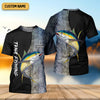 Joycorners Tuna Fishing Saltwater Custom Name UPF Shirts, Tournament Fishing Shirts, Men's Fishing Shirt
