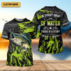 Joycorners In Every Drop Of Water There Is A Story Of Life Funny Fishing Shirt, SPF Shirt For Men, Gift For Fisherman