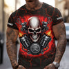 Joycorners Custom Name Skull Mechanic Shirt Flame Style Printed Jacket Hoodie All Over Print PT2609