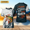 Joycorners Tackle Bait Fishing UPF Shirts, Men's Fishing Shirts Long Sleeve, Presents For Fishermen, Men's Fishing Shirt