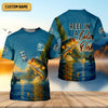 Joycorners Reel In A Cold One Bass Light Beer And Fishing SPF Shirt, Funny Fishing Shirt, Fishing Shirts For Men