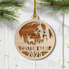 Joycorners Personalized Bow Hunter Ornament 2025 – Custom Name Gift for Deer Hunters MT0110