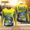 Joycorners Just Another Beer Drinker With A Fishing Problem Men's Fishing Shirt, UPF Fishing Shirt, Fishing Gifts For Men
