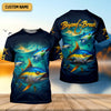 Joycorners Beyond The Break Funny Fishing Shirt, Fishing UPF Shirts, Gift For Fisherman, Men's Fishing Shirt