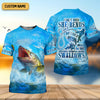 Joycorners I Love It When She Tugs On My Worm And Swallows Blue Fishing Shirt, SPF Shirt For Men, Men's Fishing Shirt