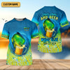 Joycorners Mahi Mahi Fishing Shirt, Fishing SPF Shirt For Men, Gift For Fisherman, Fishing Shirts For Men