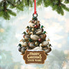 Joycorners Funny Duck Christmas Tree Acrylic Ornament – Personalized Hunting Gift, Mallard Duck Lover Decoration, Rustic Country Holiday Decor MT1111