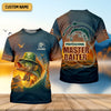 Joycorners Professional Master Baiter Sunset Fishing UPF Shirts, Fisherman Outfit, Presents For Fishermen