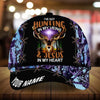Joycorners I've Got Hunting In My Heart Jesus In my Veins 3D Multicolor Personalized Cap
