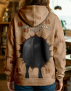 Joycorners Black Angus Cute Breakthrough Cow Personalized Name, Farm Name Unisex 3D Hoodie