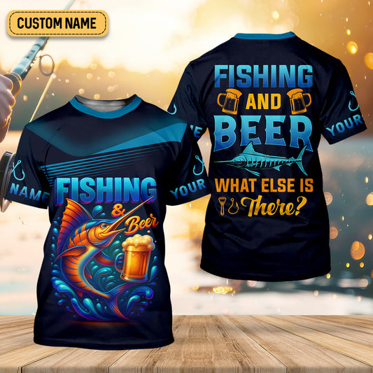 Joycorners Fishing And Beer What Else Is There SPF Shirt For Men, Men's Fishing Shirt, Men's Fishing Shirt