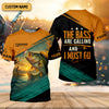 Joycorners The Bass Are Calling And I Must Go SPF Shirt For Men, Gift For Fisherman, Largemouth Bass Fishing