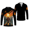 Joycorners Bassquatch Bigfoot Fishing SPF Long Sleeve Shirts, Fishing Shirts For Men, Funny Fishing Shirt, Fisherman Gift