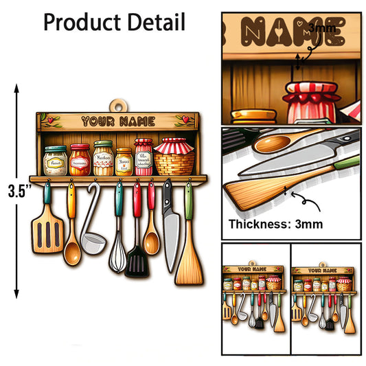 Joycorners Custom Ornament, Kitchen Vibe Ornament, Christmas Decor 2D Flat LM2211